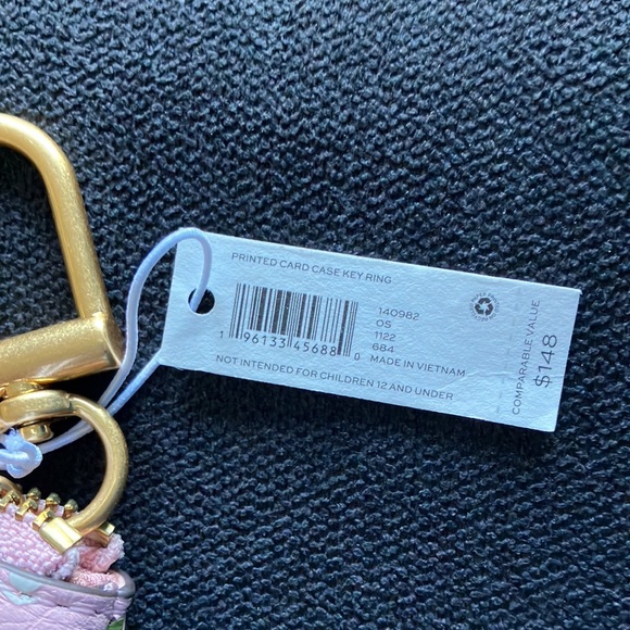 Tory Burch Card Case Key Ring - Picture 6 of 6